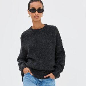 Jenni Kayne Alpaca Cocoon Cardigan - Charcoal XS